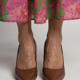 Josephine | Cognac Brown Court Shoes