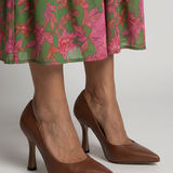 Josephine | Cognac Brown Court Shoes