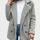 Ada | Cream Teddy Coat