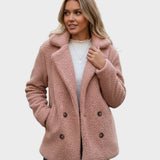 Ada | Cream Teddy Coat