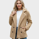 Ada | Cream Teddy Coat