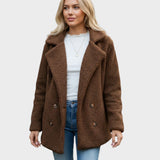 Ada | Cream Teddy Coat