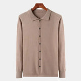 Adam | Rust Button Knit Polo