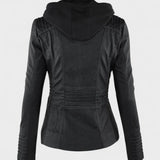 Roberta | Brown Hooded Jacket