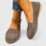 Alma | Turquoise Stitched Moccasins