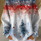 Audrey | Winter Tree Print Jumper