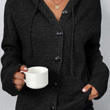 Amelia | Grey Chunky Cropped Cardigan