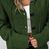 Amelia | Grey Chunky Cropped Cardigan