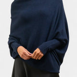 Andrea | Olive Off-Shoulder Jumper