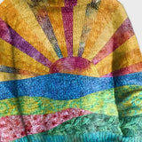 Annette | Colourful Sunrise Knit Jumper