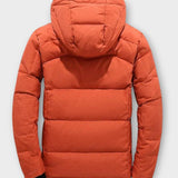 Archie | Orange Hooded Winter Parka