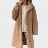 Bonnie | Camel Teddy Long Coat