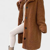 Bonnie | Camel Teddy Long Coat