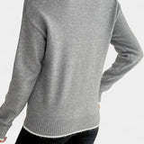 Brianna | Grey Snowflake Jumper