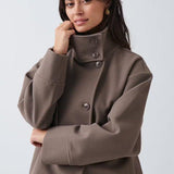 Camilla | High-Neck Button Jacket