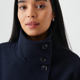 Camilla | High-Neck Button Jacket