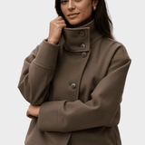 Camilla | High-Neck Button Jacket