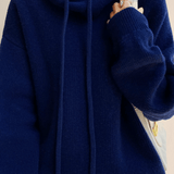 Carla | Olive Hooded Knit Jumper
