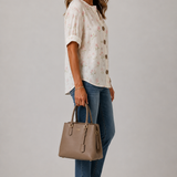 Tessa | Ditsy Floral Button Blouse