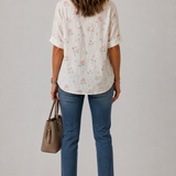 Tessa | Ditsy Floral Button Blouse