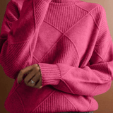 Ciara | Raspberry Roll-Neck Jumper