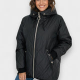 Eleri | Blush Hooded Parka Jacket