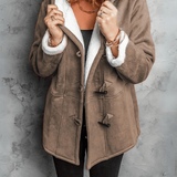 Ella | Red Shearling-Look Coat