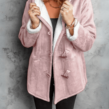Ella | Red Shearling-Look Coat