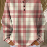 Sylvia | Blush Check Jumper