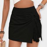 Freya | Wrap-Front Skort