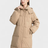 Gabrielle | Black Hooded Puffer Coat