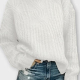 Harper | Black Chunky Knit Jumper