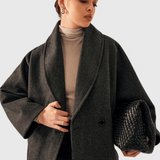 Helena | Charcoal Textured Coat