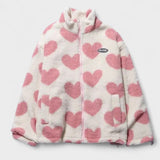 Helena | Heart Print Reversible Jacket