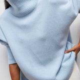 Karina | Orange Roll-Neck Jumper