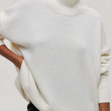 Karina | Orange Roll-Neck Jumper