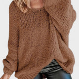 Catrin | Beige Relaxed Knit Jumper