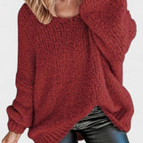 Catrin | Beige Relaxed Knit Jumper