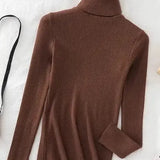 Kirsteen | Ivory Ribbed Roll-Neck Jumper