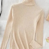 Kirsteen | Ivory Ribbed Roll-Neck Jumper