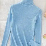 Kirsteen | Ivory Ribbed Roll-Neck Jumper