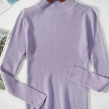 Kirsteen | Ivory Ribbed Roll-Neck Jumper