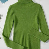 Kirsteen | Ivory Ribbed Roll-Neck Jumper