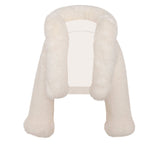 Kara | White Faux-Fur Jacket