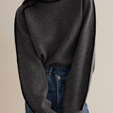 Lara | Cream Contrast-Trim Jumper