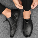 Lachlan | Cream Slip-On Shoes
