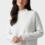 Leanne | Ivory Crew-Neck Jumper