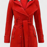 Leona | Double-Breasted Long Coat