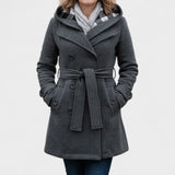 Leona | Double-Breasted Long Coat