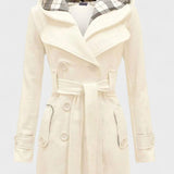 Leona | Double-Breasted Long Coat